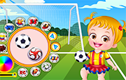 Juego Baby Hazel Futbolista