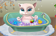 Juego Baño Talking Angela