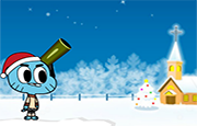 Juego Gumball Batalla de Nieve