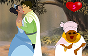 Juego Beso Princesa Tiana