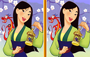 Juego Encontrar Diferencias Mulan