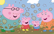 Juego Familia Peppa en el Lodo