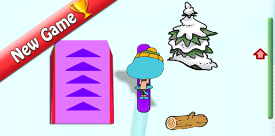 Juego Gumball Snowboarding