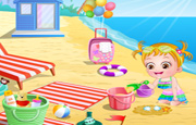 Puzzle Bebe Hazel en la Playa