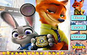 Juego Zootopia Estrellas Ocultas