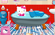 Juego Kitty Limpieza de Baño