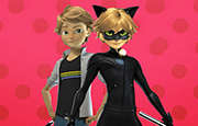 Rompecabezas Adrien Agreste y Cat Noir