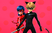 Rompecabezas Wallpaper Ladybug y Cat Noir