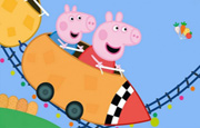 Juego Montaña Rusa Peppa Pig y George