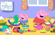 Juego Peppa Pig y George Divirtiendose