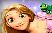 Juego Princesa Rapunzel y Pascal