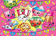 Juego Puzzle Cumpleaños Shopkins Shoppies