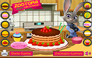 Juego Zootopia Decoracion de Pasteles