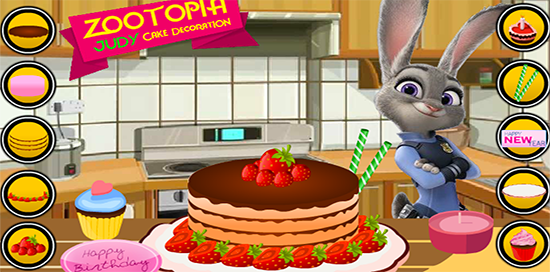 Juego Zootopia Decoracion de Pasteles